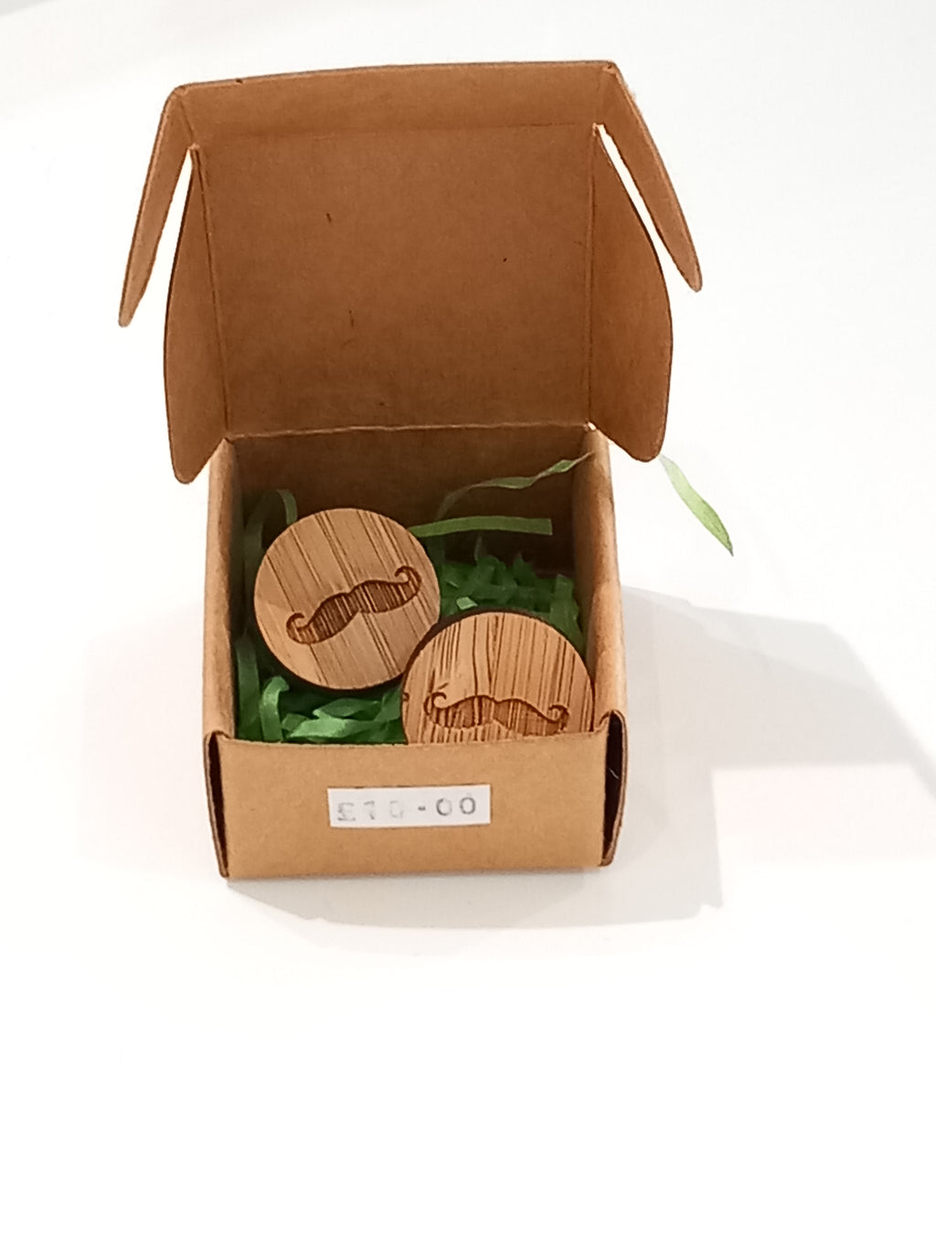 Bamboo Cufflinks - Woodenwhimsy