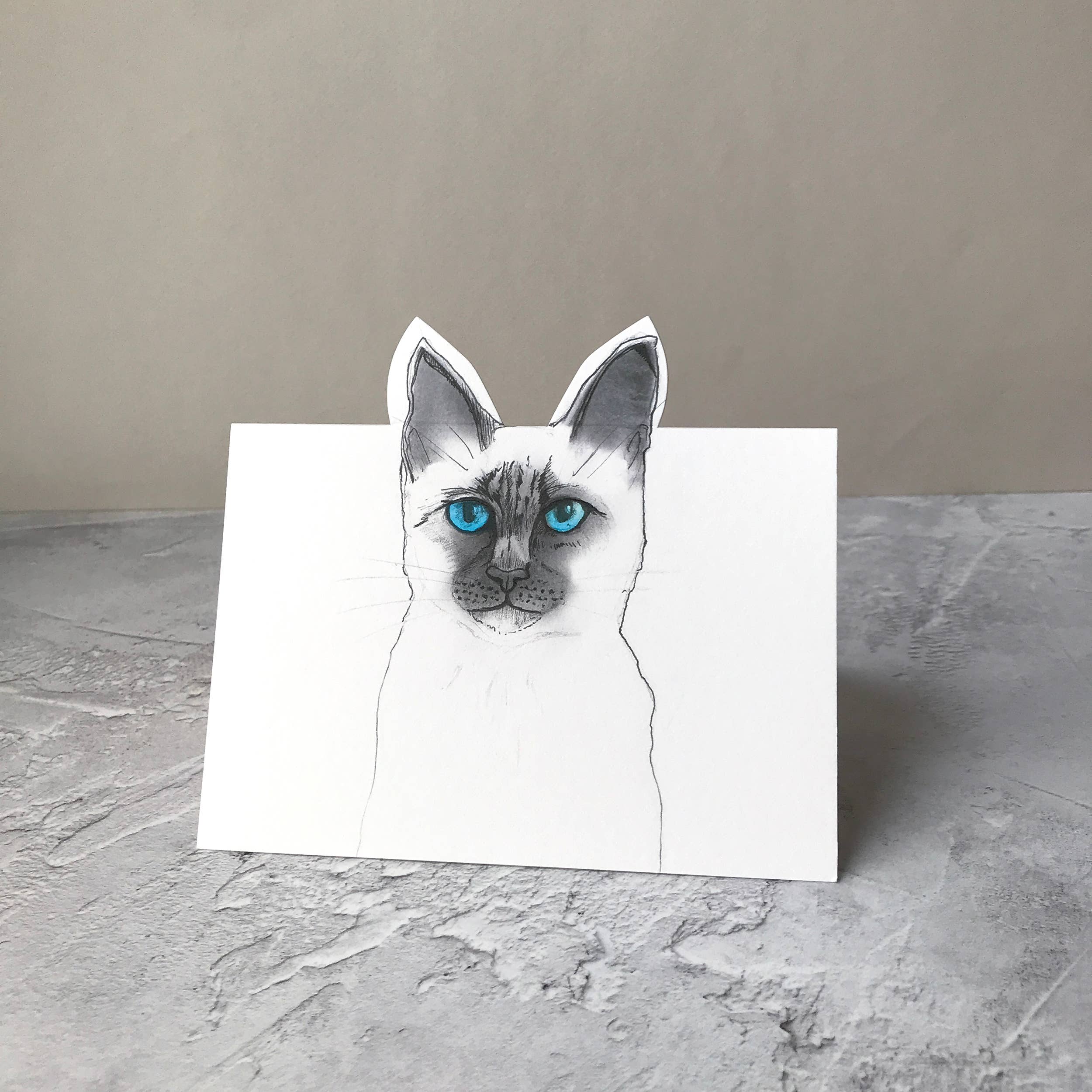 Pop Up Cat Card 'Baby' designed by Nina Nou