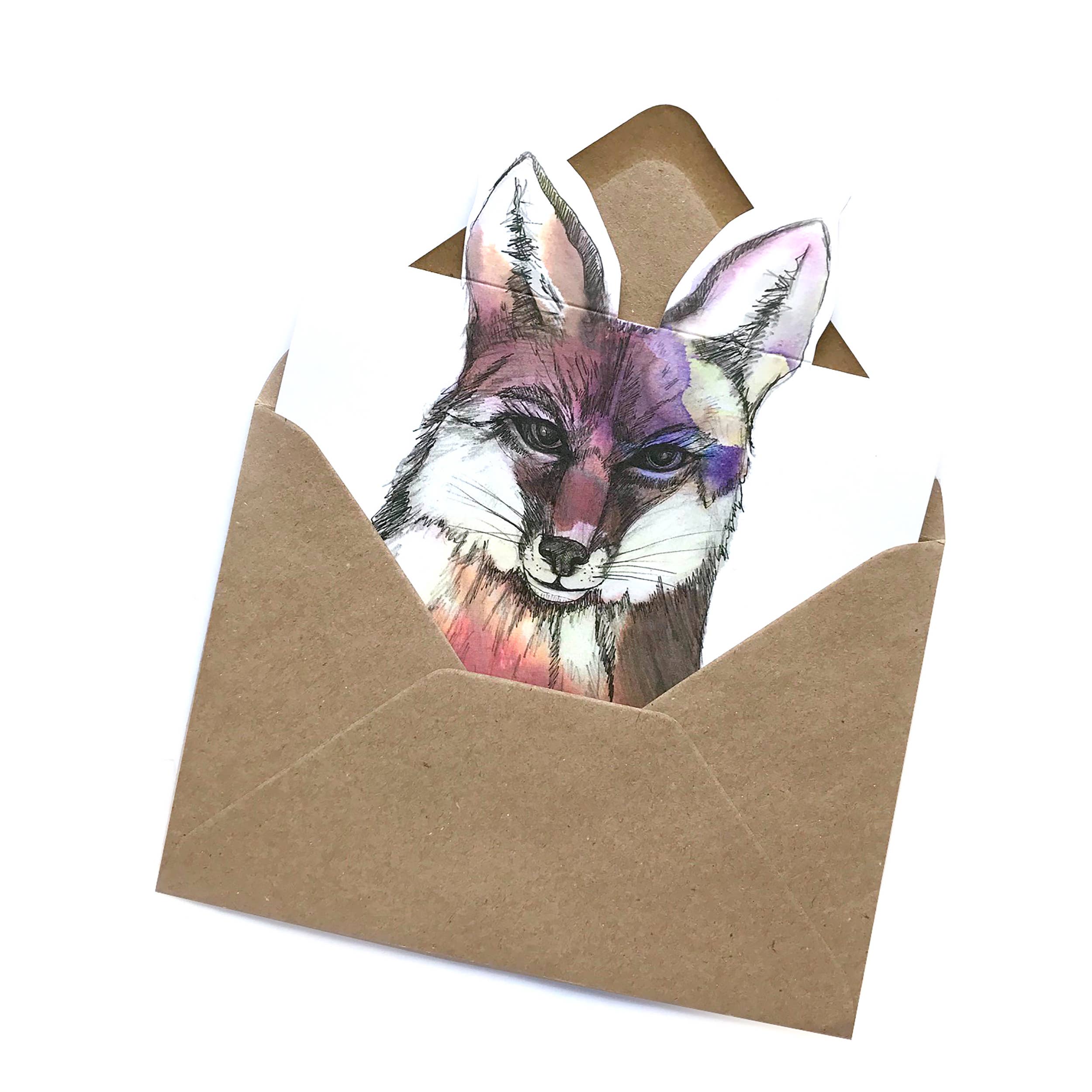 Pop Up Fox Card designed by Nina Nou