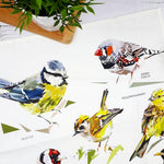 Load image into Gallery viewer, Bird Tea Towels Illustrated by Louise Jennifer Design
