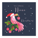 Load image into Gallery viewer, NIECE Christmas Card - Festive Toucan by Klara Hawkins
