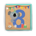 Kids Age Birthday Magic Bean Cards by Lucy & Lolly