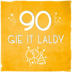 Load image into Gallery viewer, &#39;Gie it Laldy&#39; Age 30 - 90 Birthday Cards by Truly Scotland
