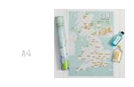 Gin Collect & Scratch Print Map