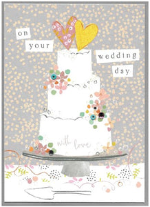 'On Your Wedding Day' Card AL34 by Cinnamon Aitch