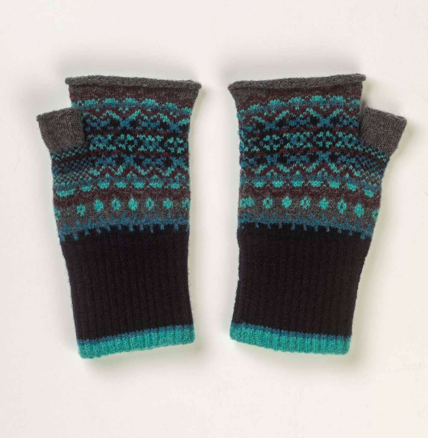 NEW - Alloa Open Mitt Gloves by Eribe Knitwear Scotland