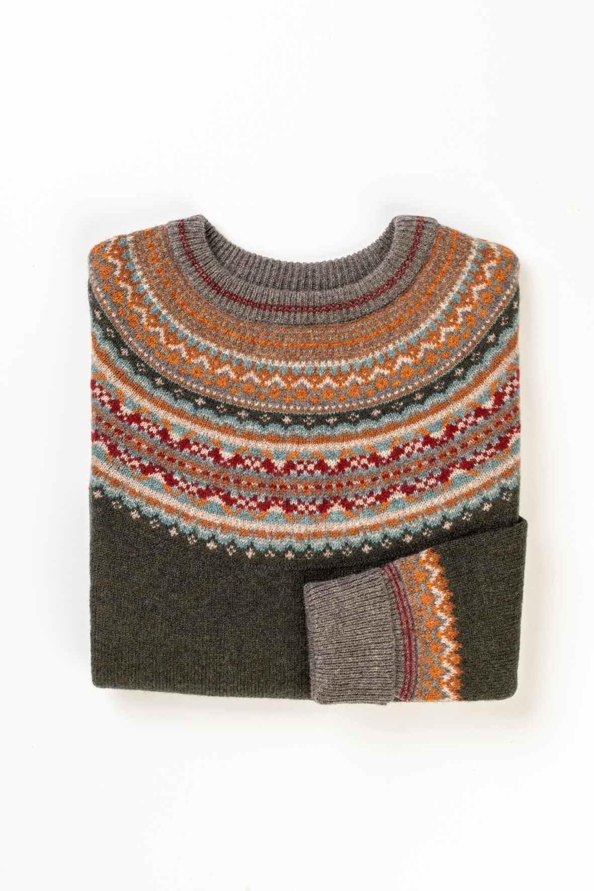 2022 'Bracken' Alpine Short Sweater 100% Merino Lambswool designed by ERIBÉ Knitwear