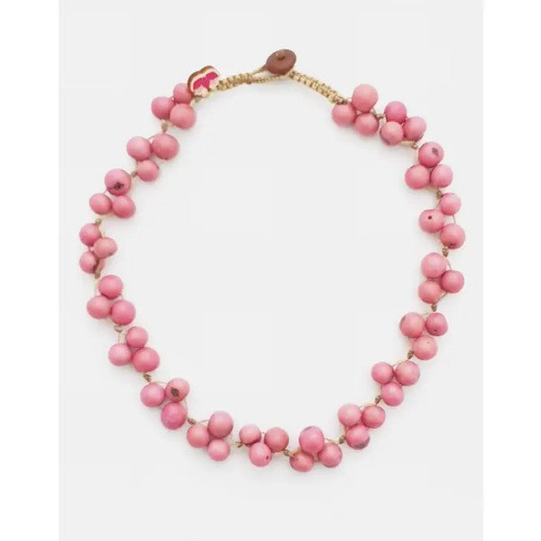 Pretty Pink Acai Berry Short Necklaces