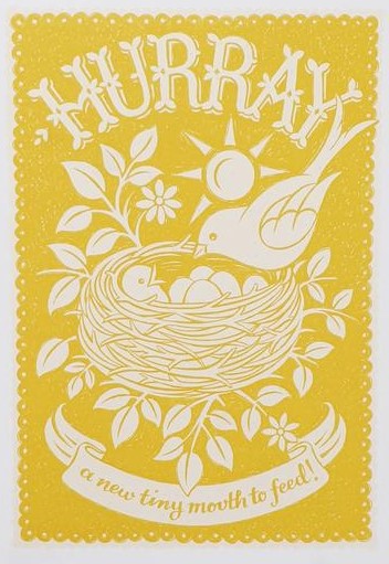 New Baby Card by Curiouser & Curiouser