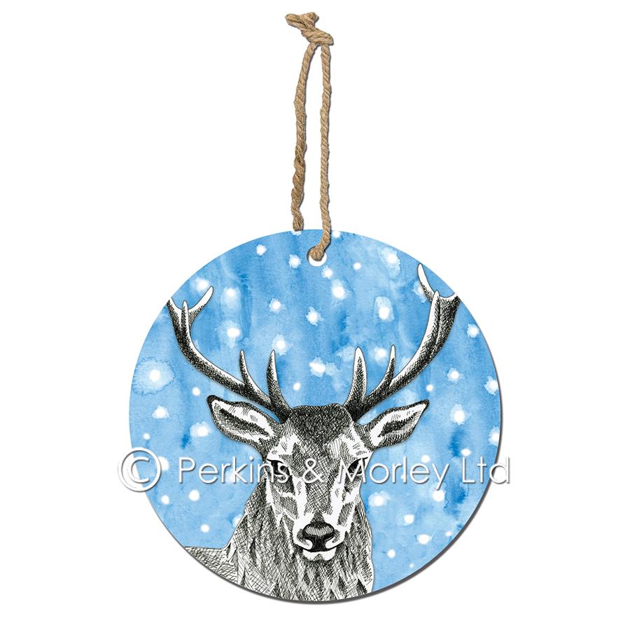 Animal Ink Christmas Decorations by Perkins & Morley