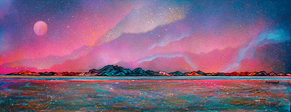 Arran Small Framed Prints by Artist Andy Peutherer