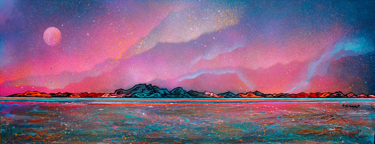 Arran Small Framed Prints by Artist Andy Peutherer