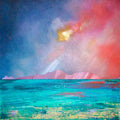 Arran Square Mounted Prints by Artist Andy Peutherer