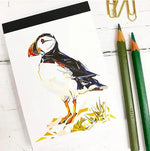 Load image into Gallery viewer, Puffin Mini Notebooks designed by Louise Jennifer Design
