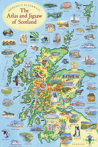 ATLAS AND JIGSAW OF SCOTLAND