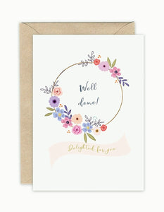WELL DONE Card by Emma Bryan Design