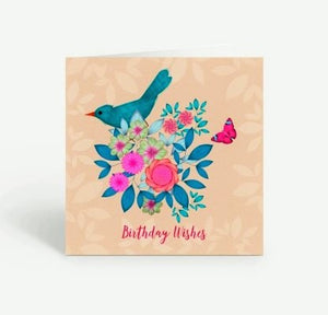 'Birthday Wishes' Blue Bird Card SPR2230 designed by Ilana Ewing