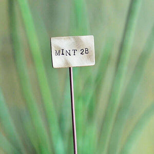 Brass Plant Markers Handmade in Scotland by Milomade