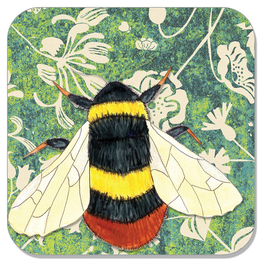 Wild Wood Bee & Butterfly Coasters by Perkins & Morley