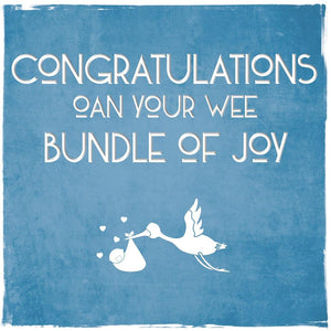 Bundle of Joy Baby Cards by Truly Scotland