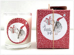 Load image into Gallery viewer, Festive Mini Gift Boxed Soy Wax Scented Candles made from a Sustainable Ethical Source
