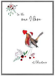 Romantic 'Cranberry Sauce' Christmas Cards by Cinnamon Aitch