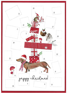 Advent 'Cranberry Sauce' Christmas Cards by Cinnamon Aitch