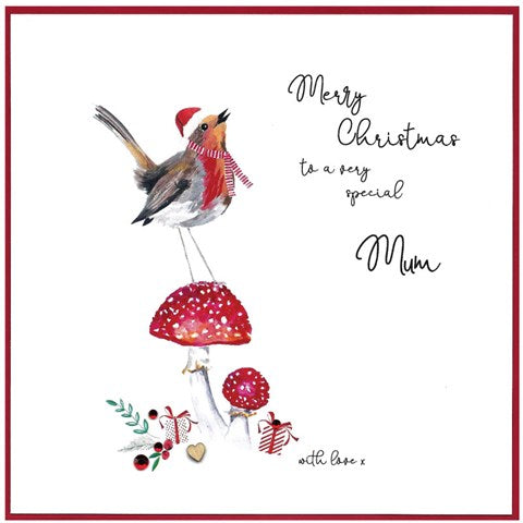Relations 'Cranberry Sauce' Large SQ Christmas Cards by Cinnamon Aitch