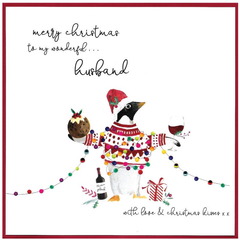 Relations 'Cranberry Sauce' Large SQ Christmas Cards by Cinnamon Aitch