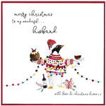 Load image into Gallery viewer, Relations &#39;Cranberry Sauce&#39; Large SQ Christmas Cards by Cinnamon Aitch
