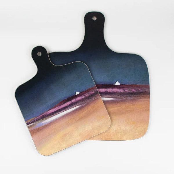 Small Scottish Landscape Chopping Boards by Cath Waters