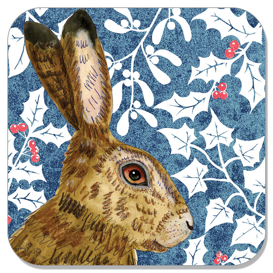 Wild Wood Christmas Coasters by Perkins & Morley