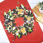 Load image into Gallery viewer, Festive Tea Towels Illustrated by Louise Jennifer Design
