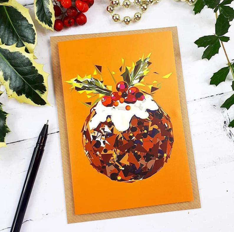 Blank Christmas Cards by Louise Jennifer Design