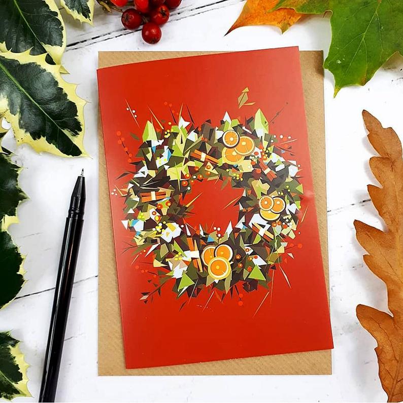 Blank Christmas Cards by Louise Jennifer Design