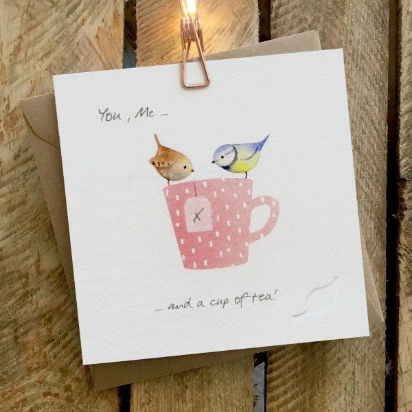 You, Me and a Cup of Tea Card by GingerBetty