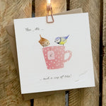 Load image into Gallery viewer, You, Me and a Cup of Tea Card by GingerBetty
