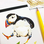 Load image into Gallery viewer, Puffin Mini Notebooks designed by Louise Jennifer Design
