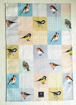 Load image into Gallery viewer, Garden Bird Mix Tea Towel by Dibujo Design
