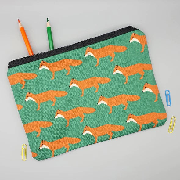 FOX Accessories Bag Handmade by Blue Ranchu Designs