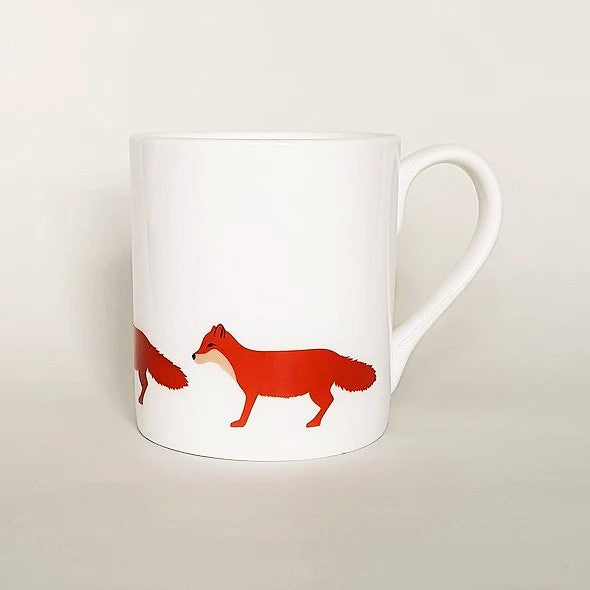 FOX Bone China Mug by Blue Ranchu Designs