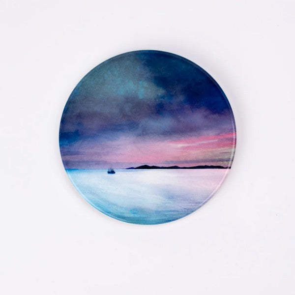 Ceramic Scottish Landscape Coaster - Cath Waters