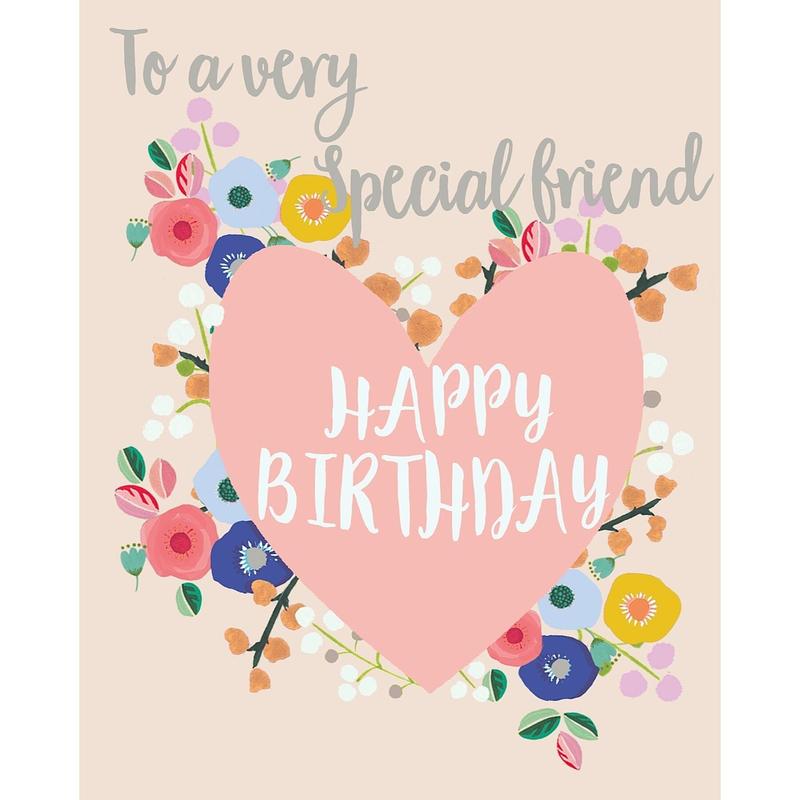 Liz & Pip Rectangle Birthday Card