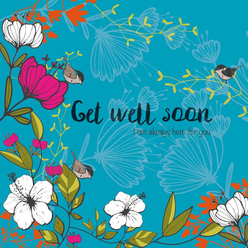 Get Well Card designed by Ilana Ewing