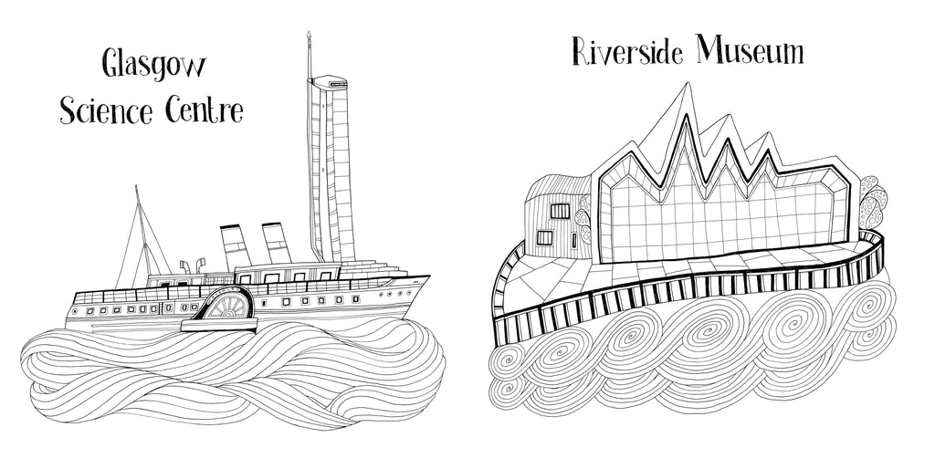 The Colouring Book of Glasgow by Eilidh Munro