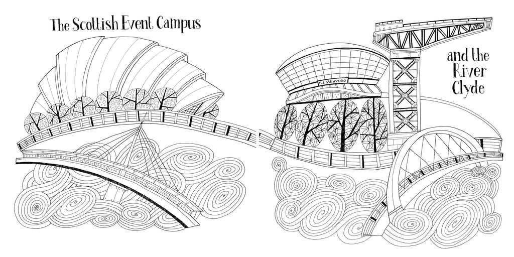 The Colouring Book of Glasgow by Eilidh Munro