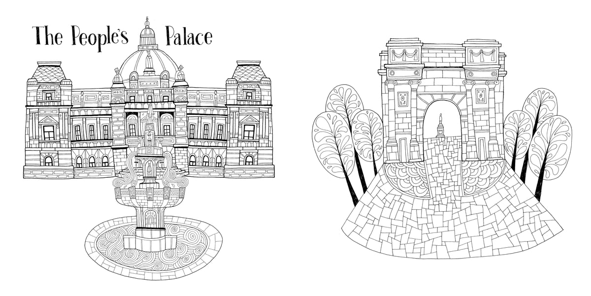 The Colouring Book of Glasgow by Eilidh Munro