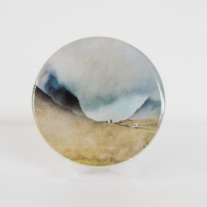 Ceramic Scottish Landscape Coaster - Cath Waters