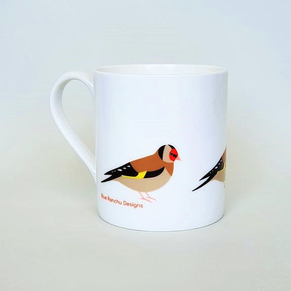 Garden Birds Bone China Mugs by Blue Ranchu Designs