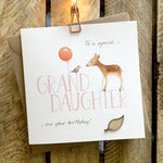 Load image into Gallery viewer, Granddaughter Birthday Card by GingerBetty OWL020
